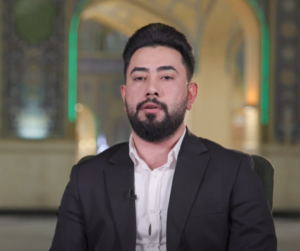حضور قاري عتبه علوي علي العكراوي در موكب الشهدا