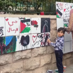 نقاشی ها و نامه هایی از امان به غزه