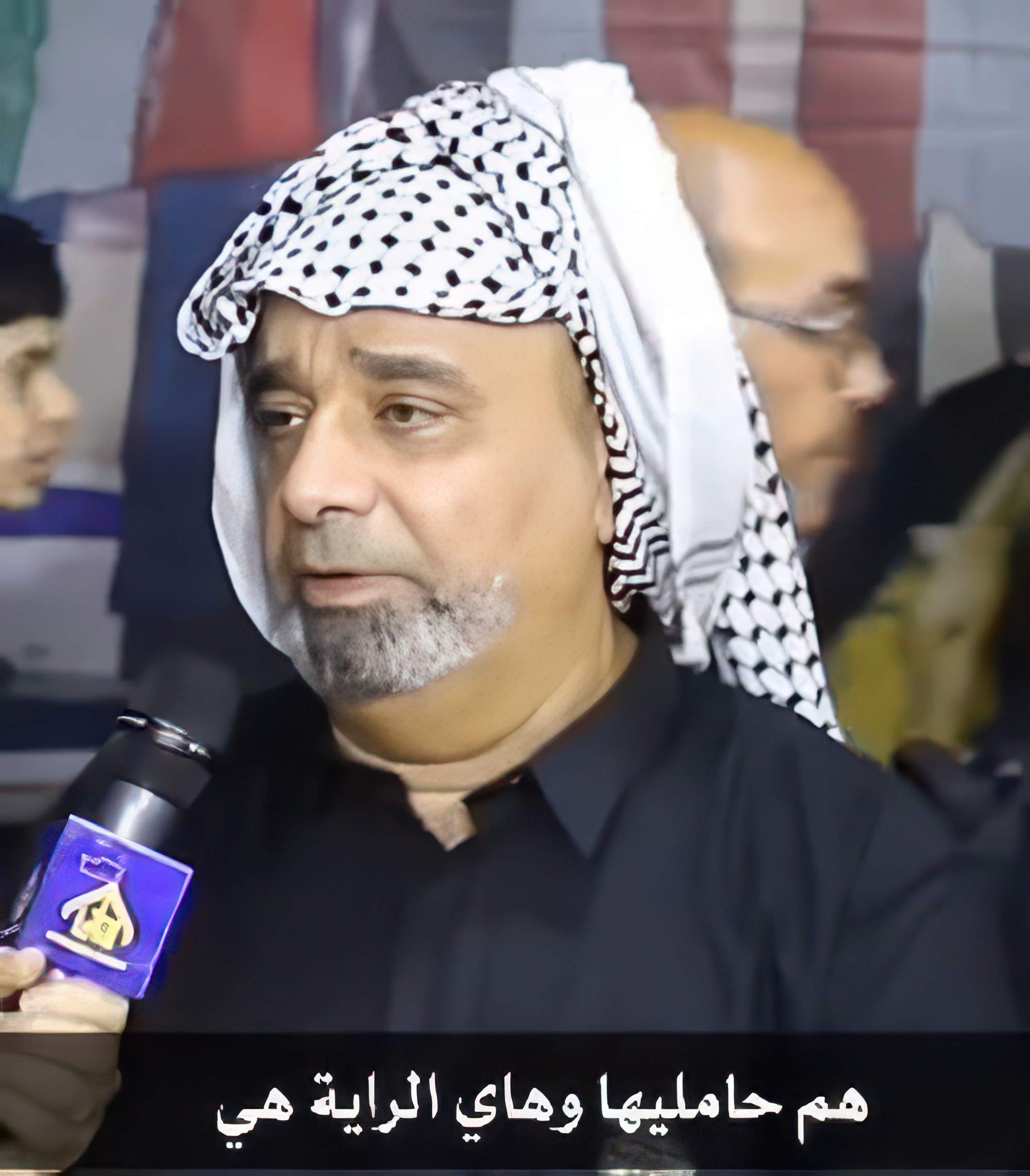 راية الدفاع عن الاسلام و ضد الظلم هي الشيعة